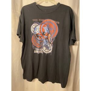 MARVEL Captain America Black T Shirt Youth size 16 / XL, Funko Pop Tees EUC